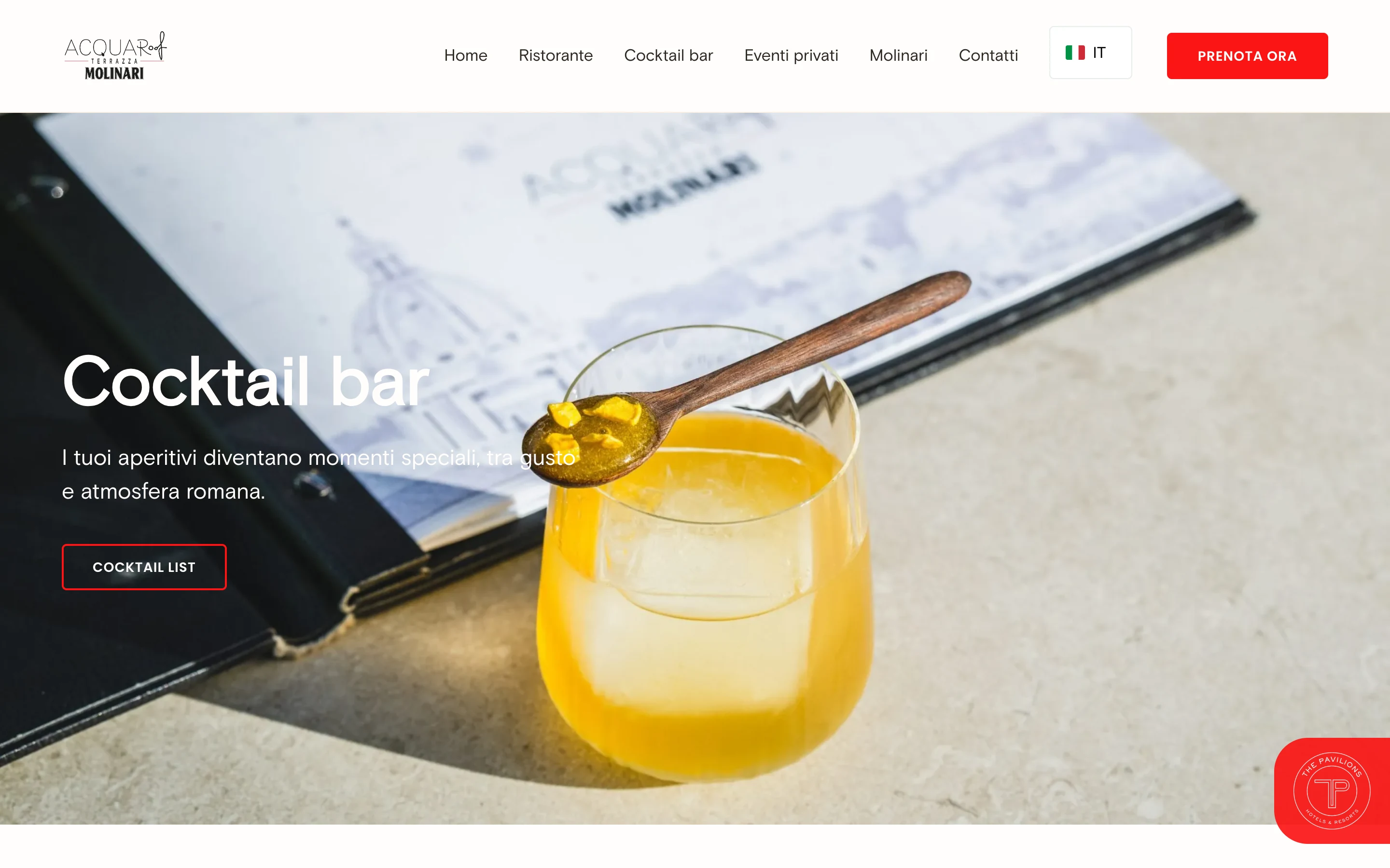 Acquaroof Terrazza Molinari - HAUTE CUCINE