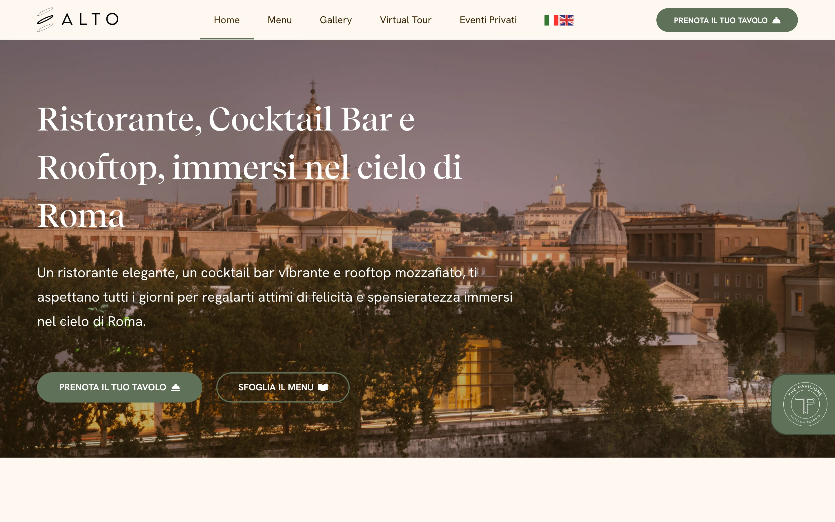 Alto Roma - HAUTE CUCINE