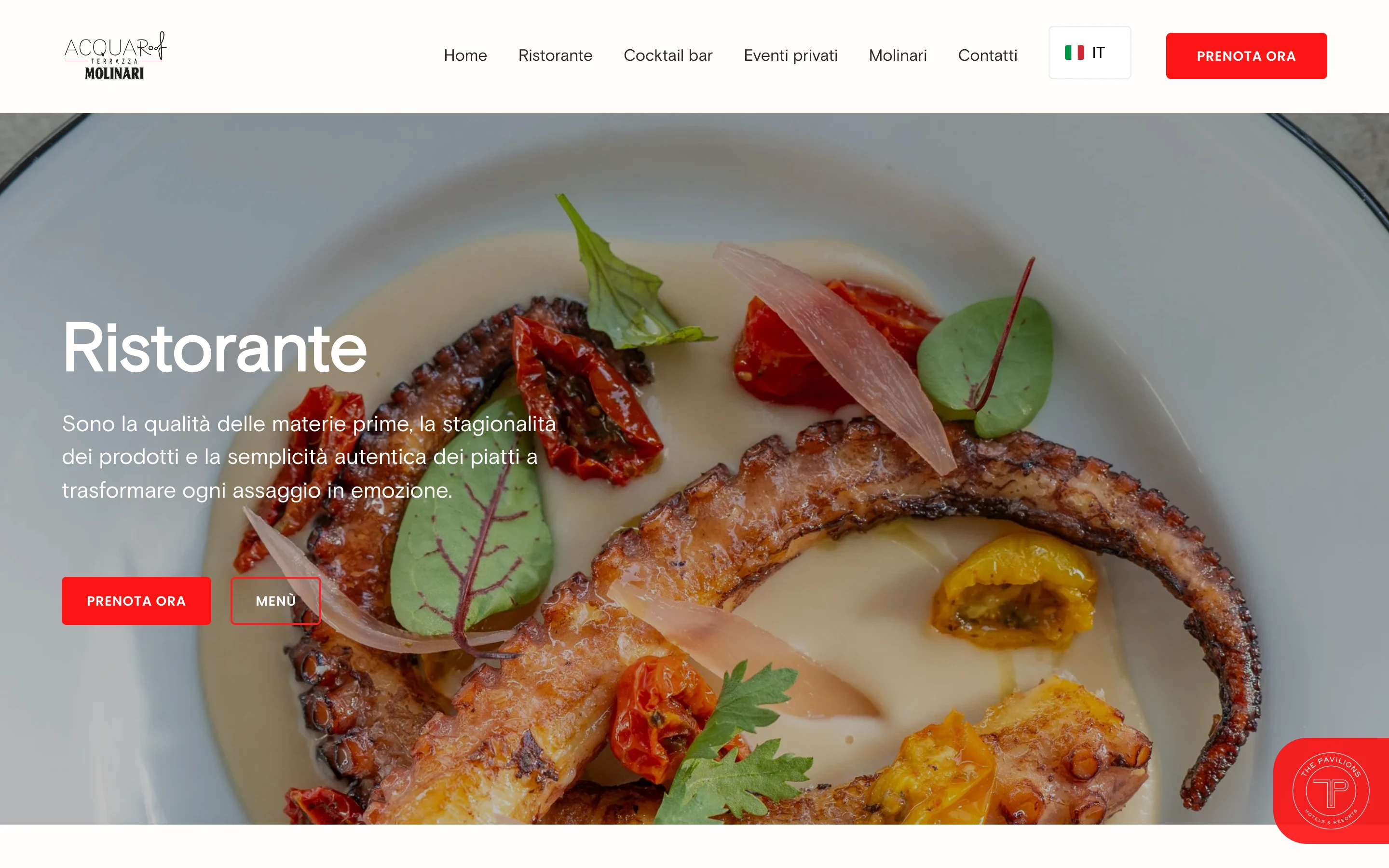 Acquaroof Terrazza Molinari - HAUTE CUCINE
