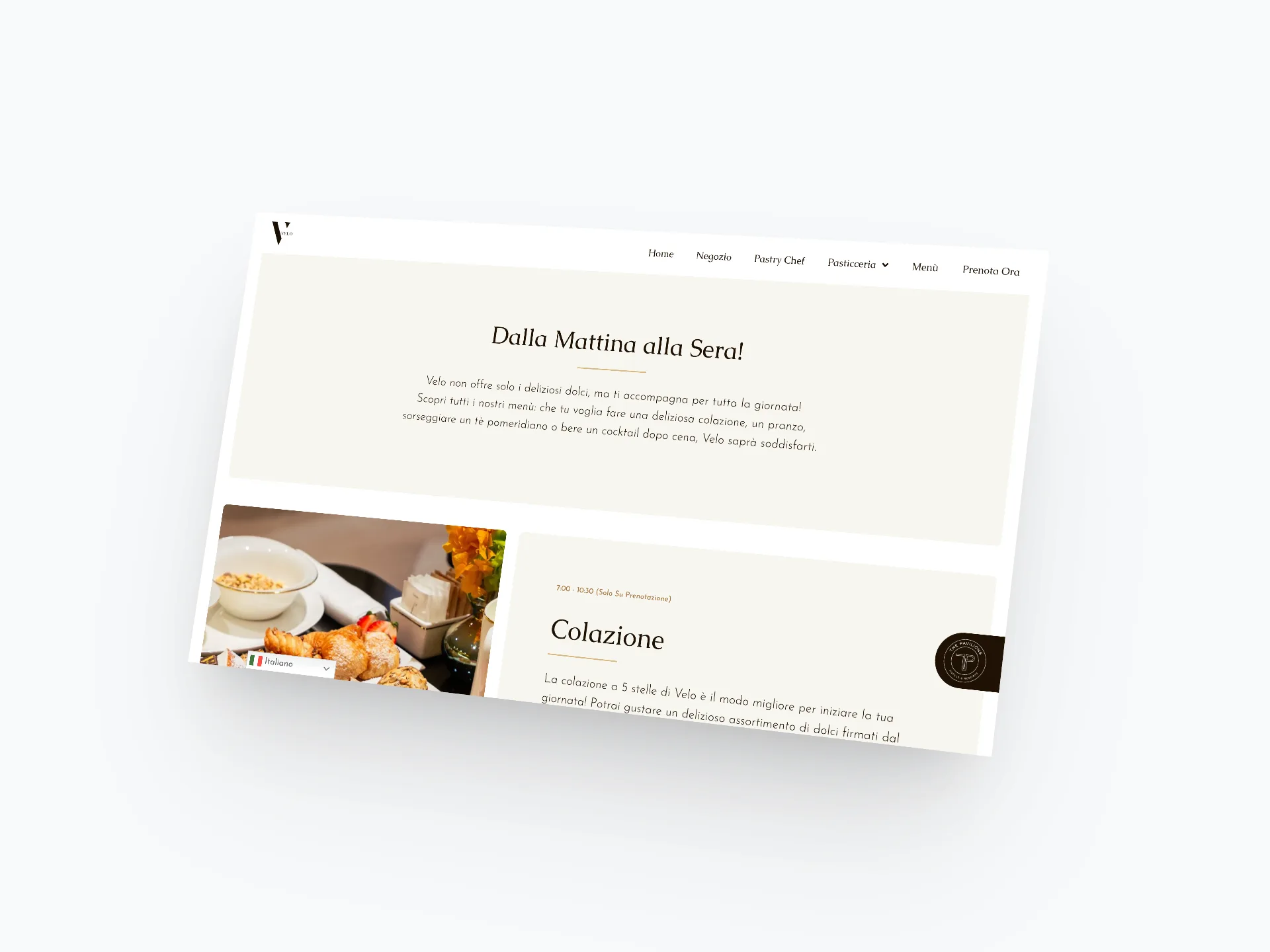 Velo Pasticceria - ALTA CUCINA