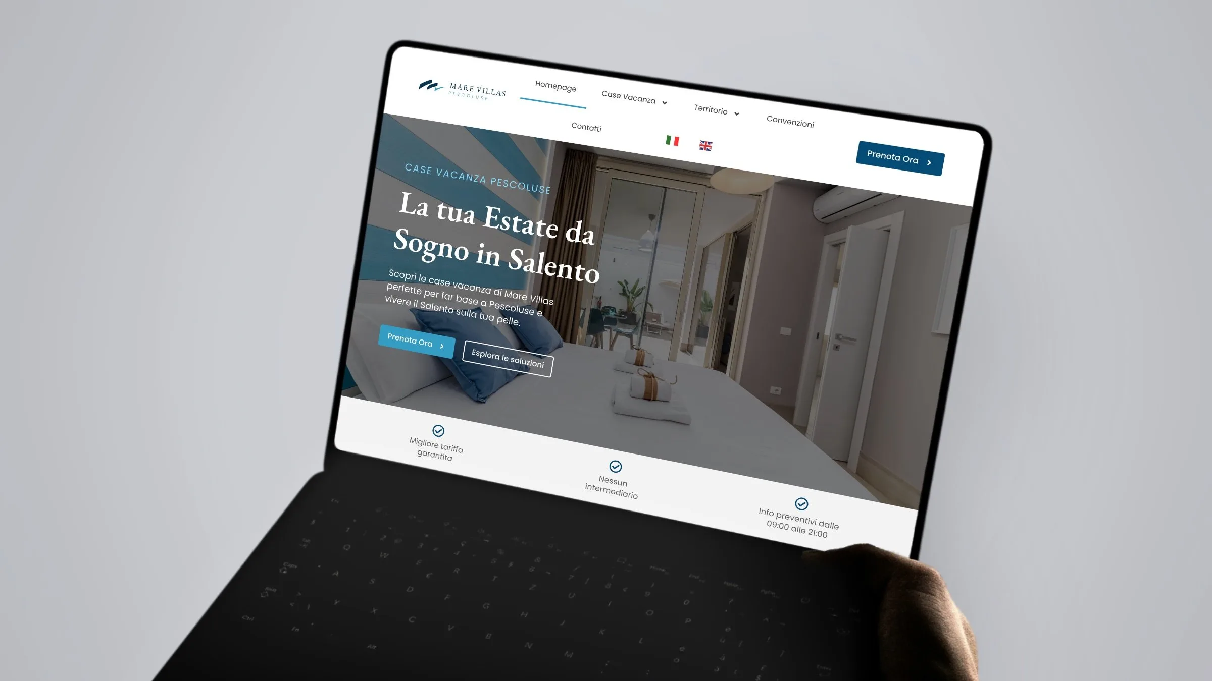 Mare Villas - Accoglienza